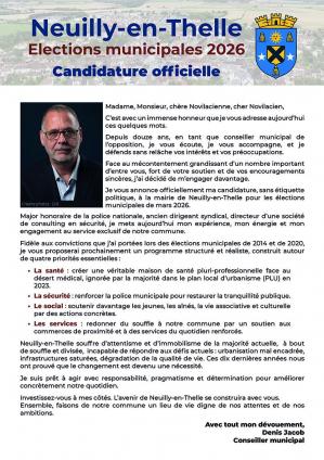 26 mai 2025 lettre aux habitants page 1
