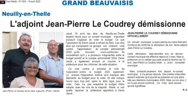 Conseil municipal 10 avril 2025