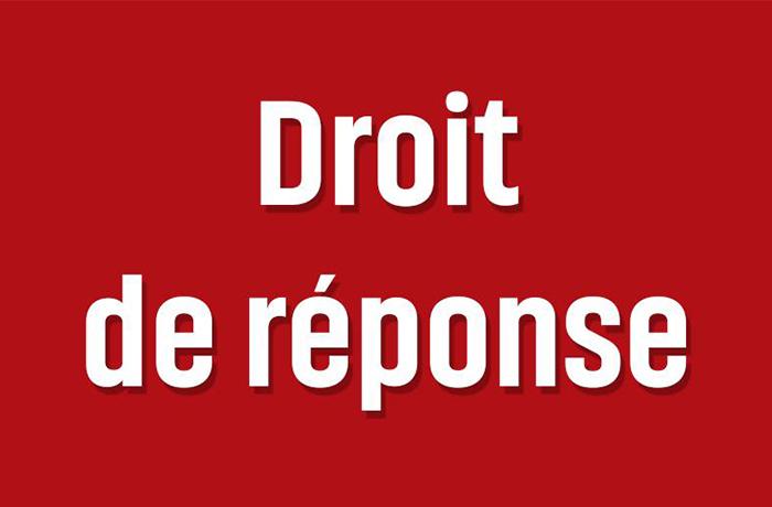 Droit de reponse