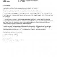 Courriel du Sénateur Hervé Marseille